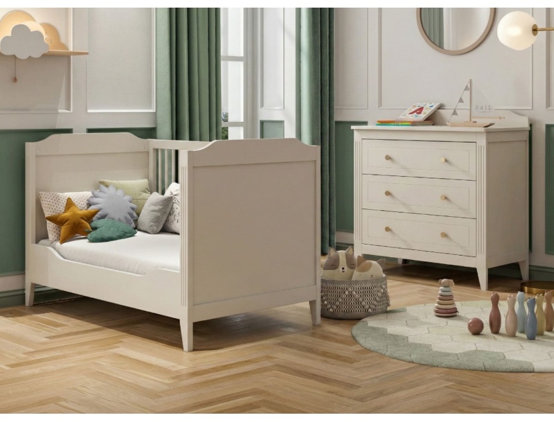 Convertible baby nursery Héritage Cream