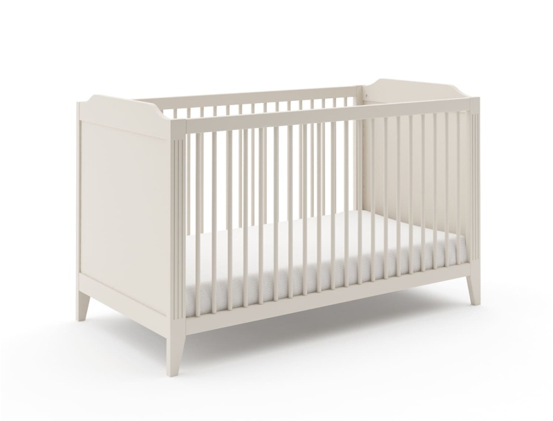 Héritage Cream baby crib with 70x140 mattress not included