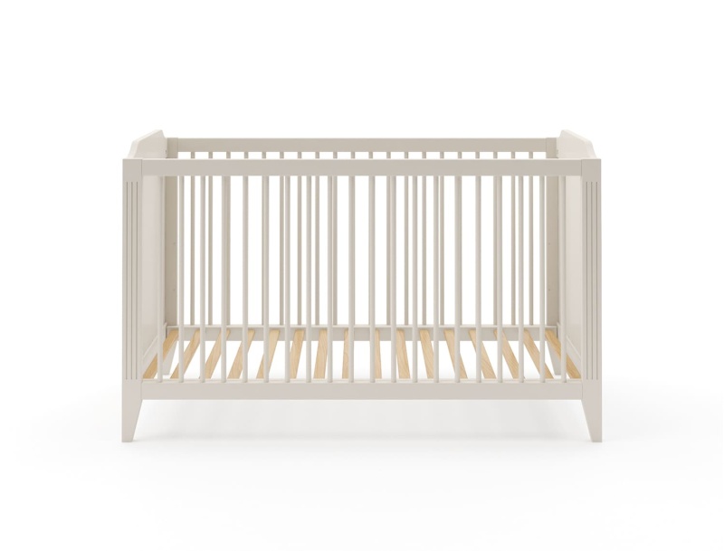 Lit bébé évolutif Héritage Crème avec sommier à lattes