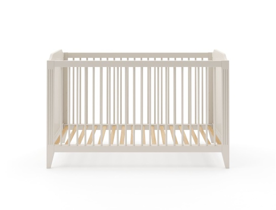 Lit bébé évolutif Héritage Crème avec sommier à lattes