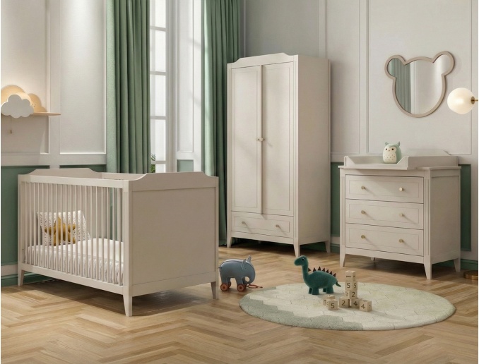 Héritage Cream convertible baby room