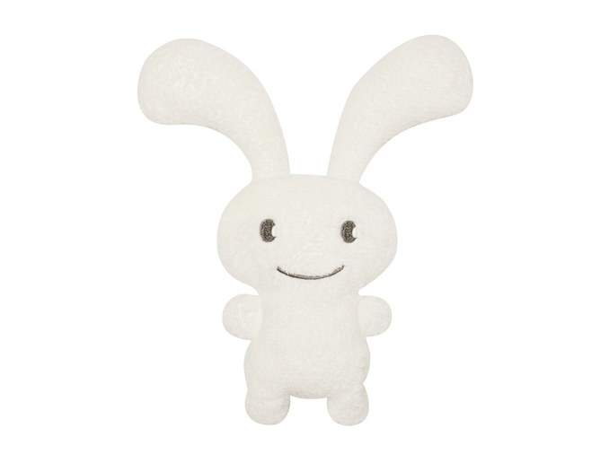 Rassel Funny Bunny "Ice" weiß 24cm