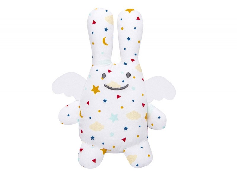 Ange Lapin étoiles et nuages 18CM