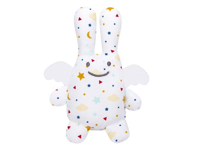 Hase-Engel mit Sternen und Wolken 18CM