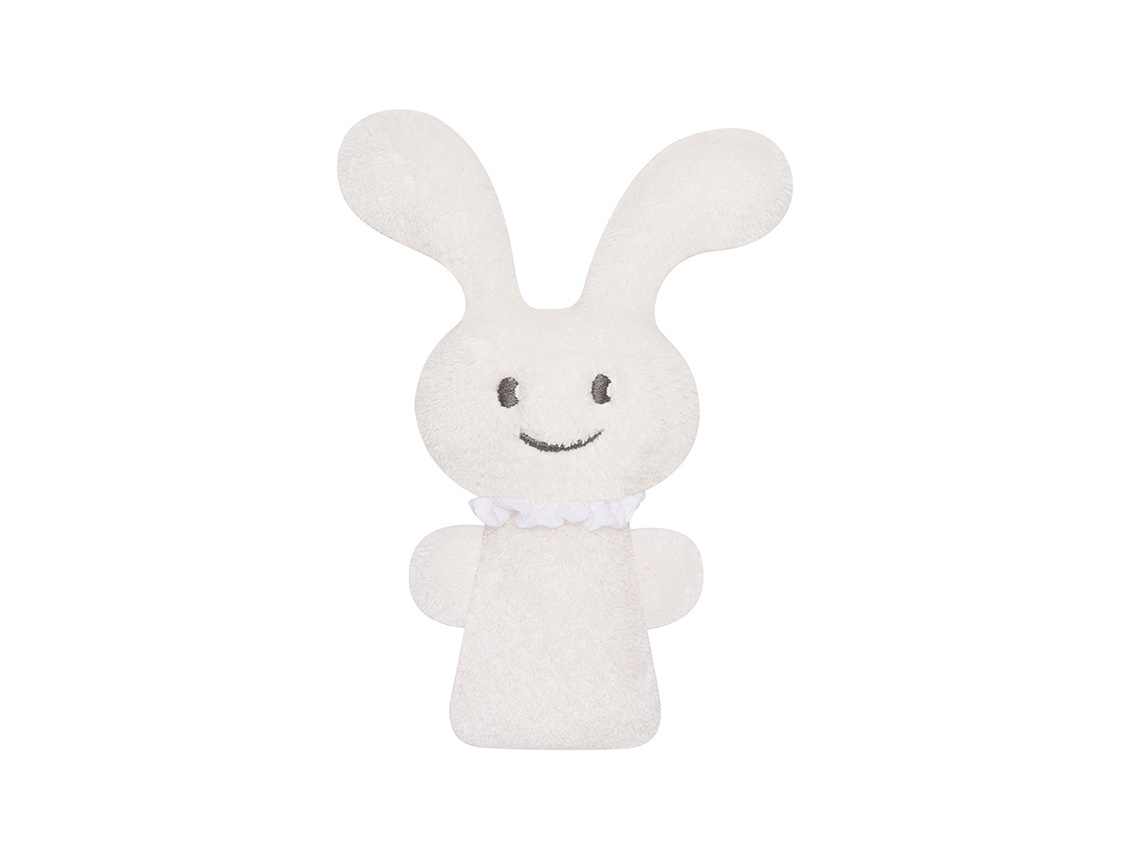 White Funny Bunny mini rattle 16cm White Funny Bunny mini rattle 16cm