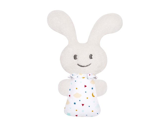 Mini Rassel Funny Bunny 16cm Sterne und Wolken