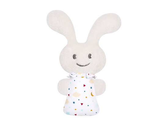 Stars and clouds Funny Bunny mini rattle 16cm