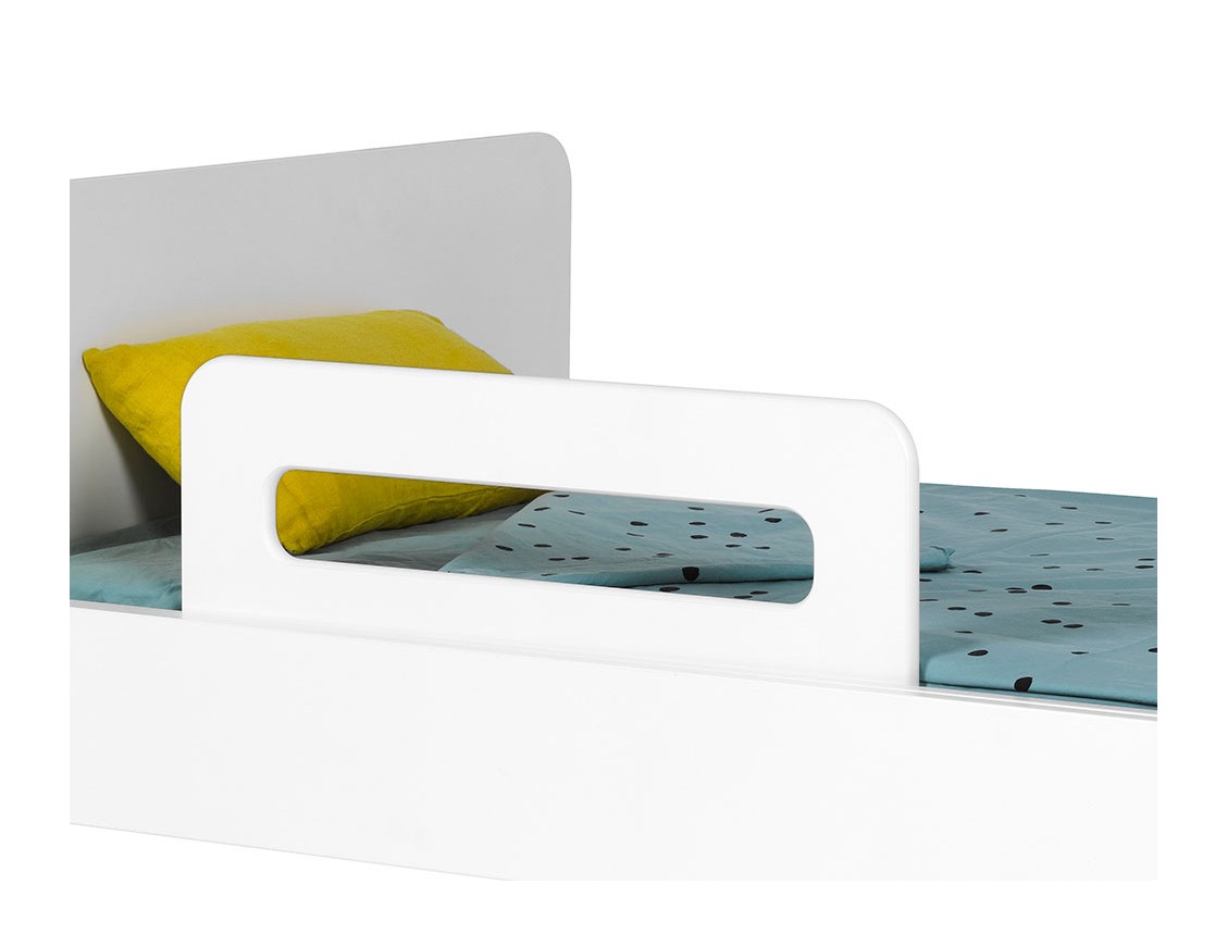 Bali White children's bed rail 70cm