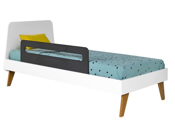 Kinderbedhek Antraciet Bali 123cm