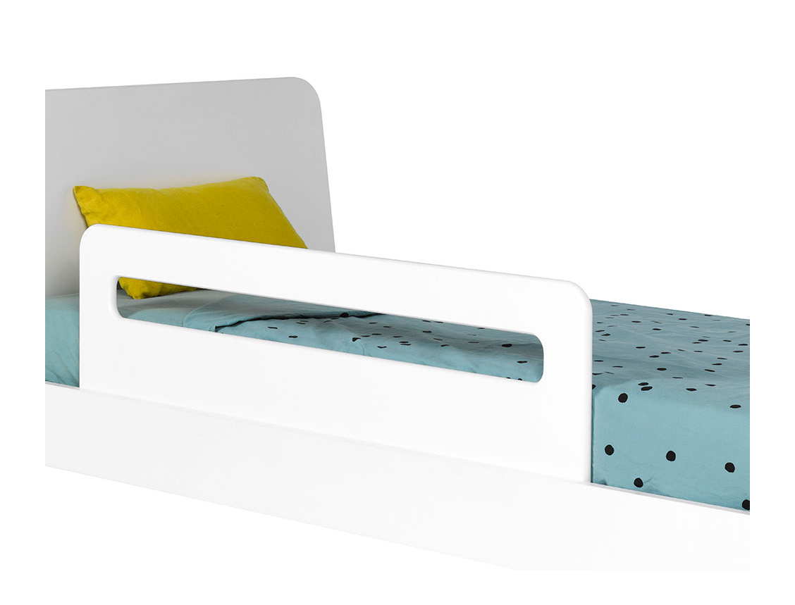 Barrera de cama infantil Blanco Bali 123cm