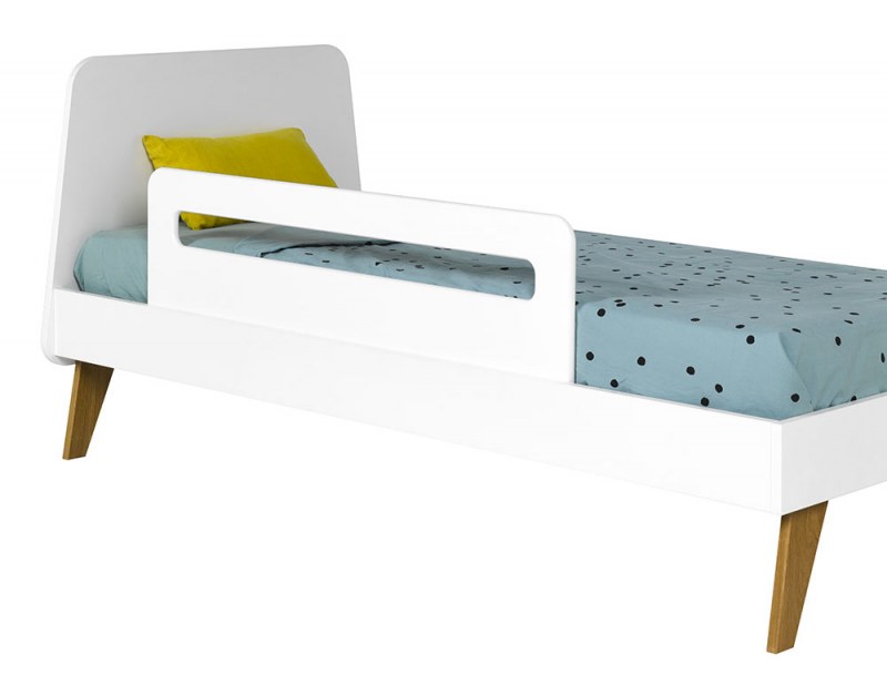 White Bali children's bed rail 123cm