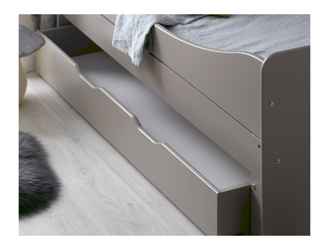 Uitschuifbare kinderlade bed Feroe linnen