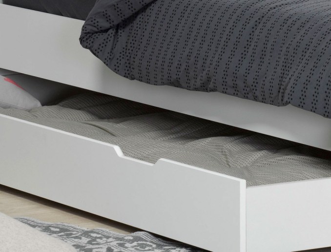 Schublade für das weiße Milo Etagenbett 90x190