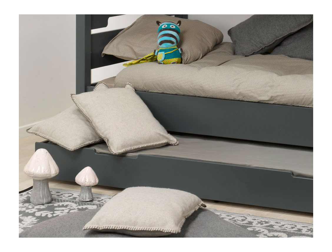 Schublade des Etagenbetts Milo anthrazit 90x190