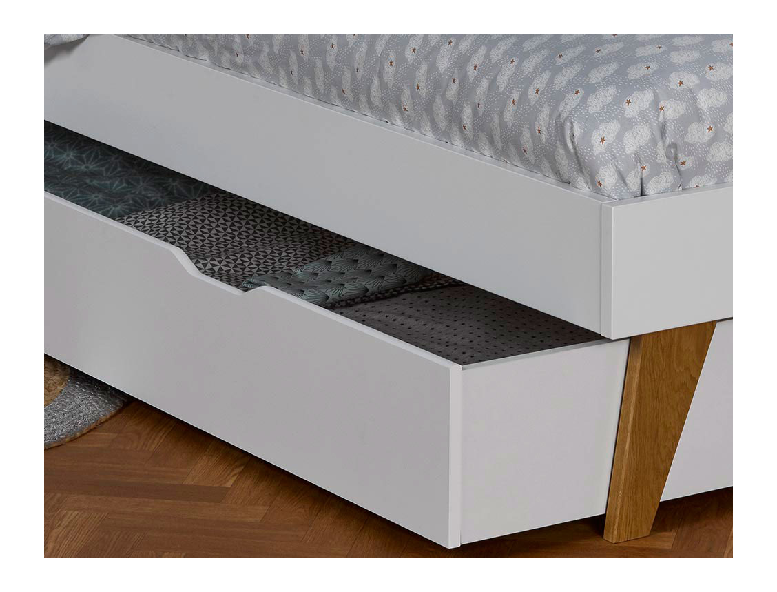 Tiroir du lit Evidence blanc 90x200